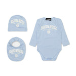 Dsquared2 Kids Set Nascita Celeste per Neonati