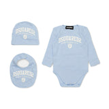 Dsquared2 Kids Set Nascita Celeste per Neonati
