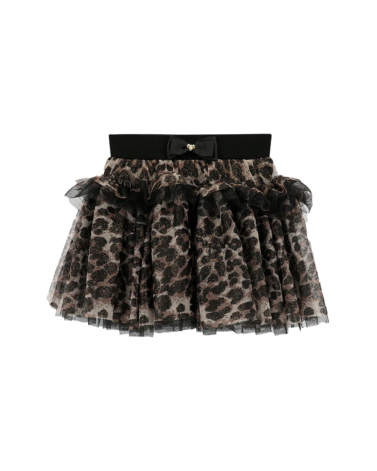 Angel's Face Gonna Leopardata nera per Bambine