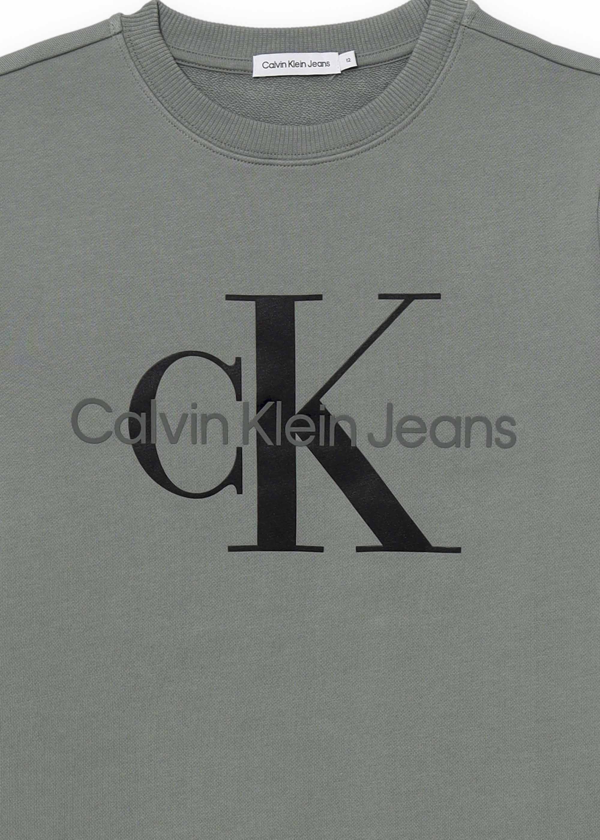 Calvin Klein Kids Felpa Verde Girocollo con Logo per Bambini
(dettaglio)