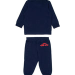 Dquared2 Kids Completo Blu con Stampa Logo a Contrasto rossa per Neonati