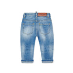 Dsquared2 Kids Jeans Slim Fit Denim per Neonati
