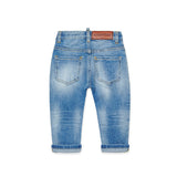 Dsquared2 Kids Jeans Slim Fit Denim per Neonati
