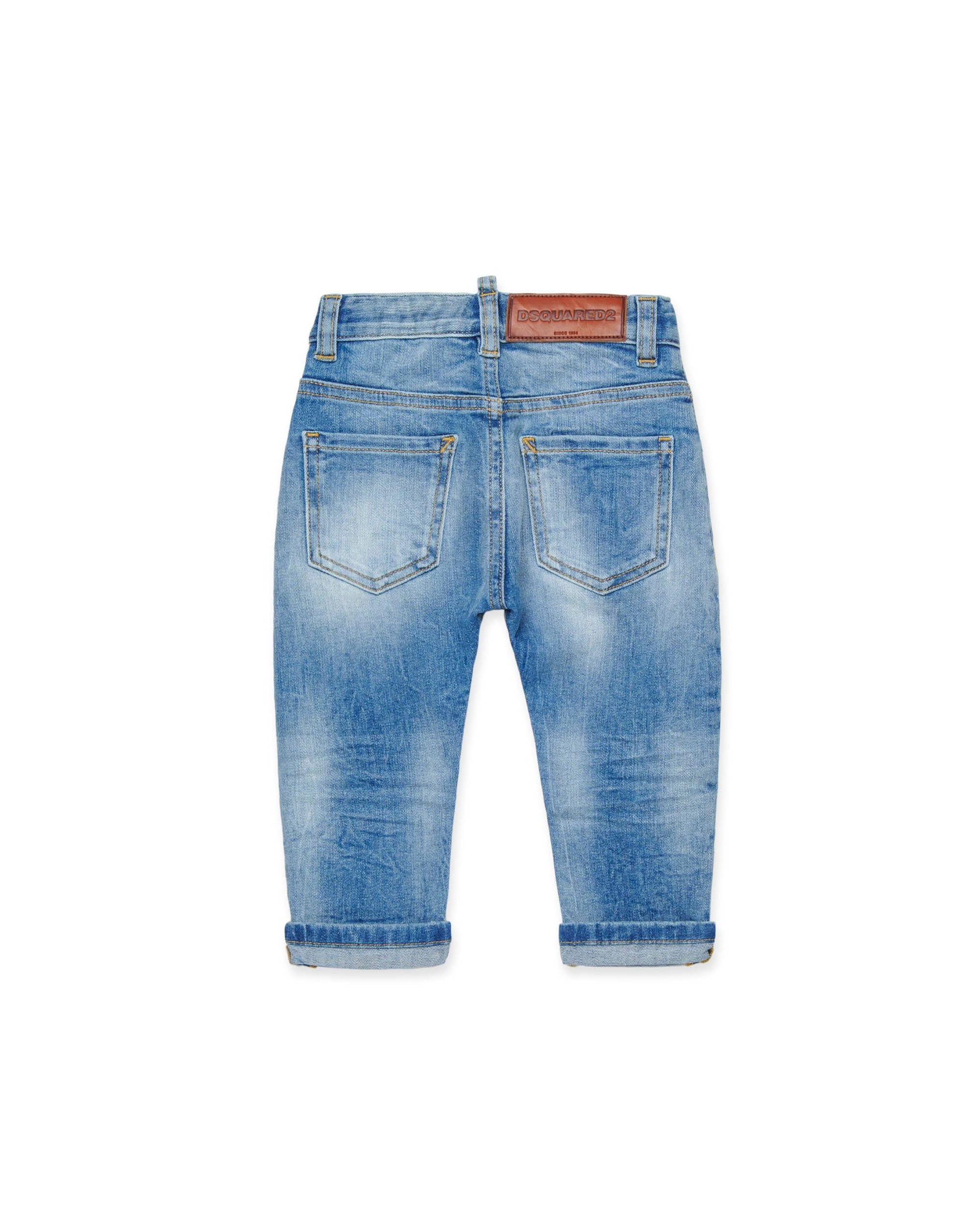 Dsquared2 Kids Jeans Slim Fit Denim per Neonati