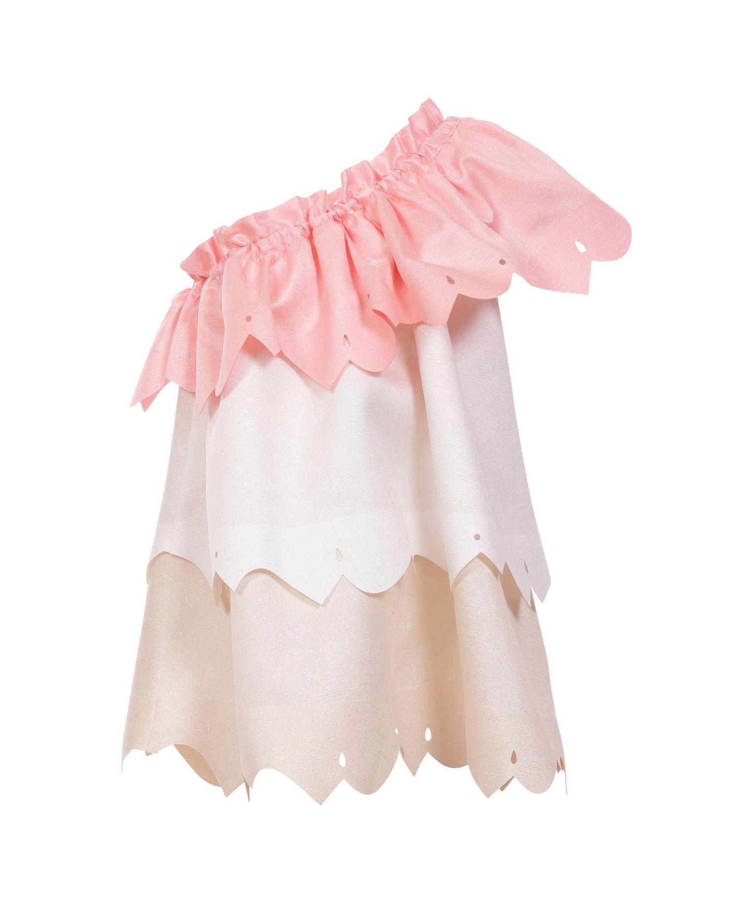 Cocò et Mamà Abito con Balze Multicolor per Bambine