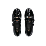 Elisabetta Franchi La Mia Bambina Ballerina Nera Lucida per Bambine