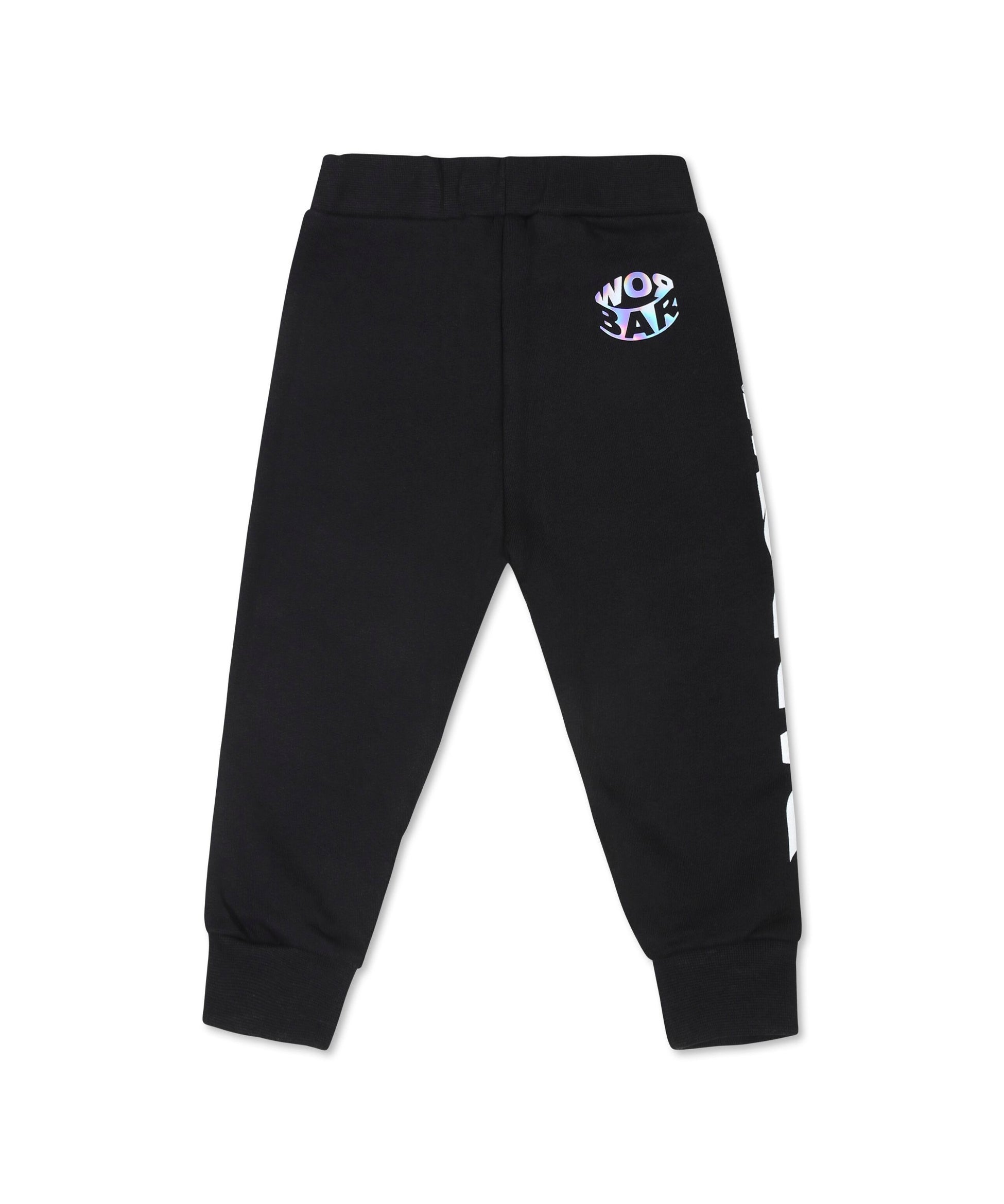 Barrow Kids Pantaloni Neri in Felpa con Stampa Logo per Neonati (retro)