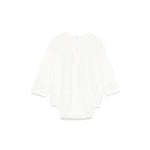 Elisabetta Franchi La Mia Bambina Body Panna con Ricamo per Neonate (retro)