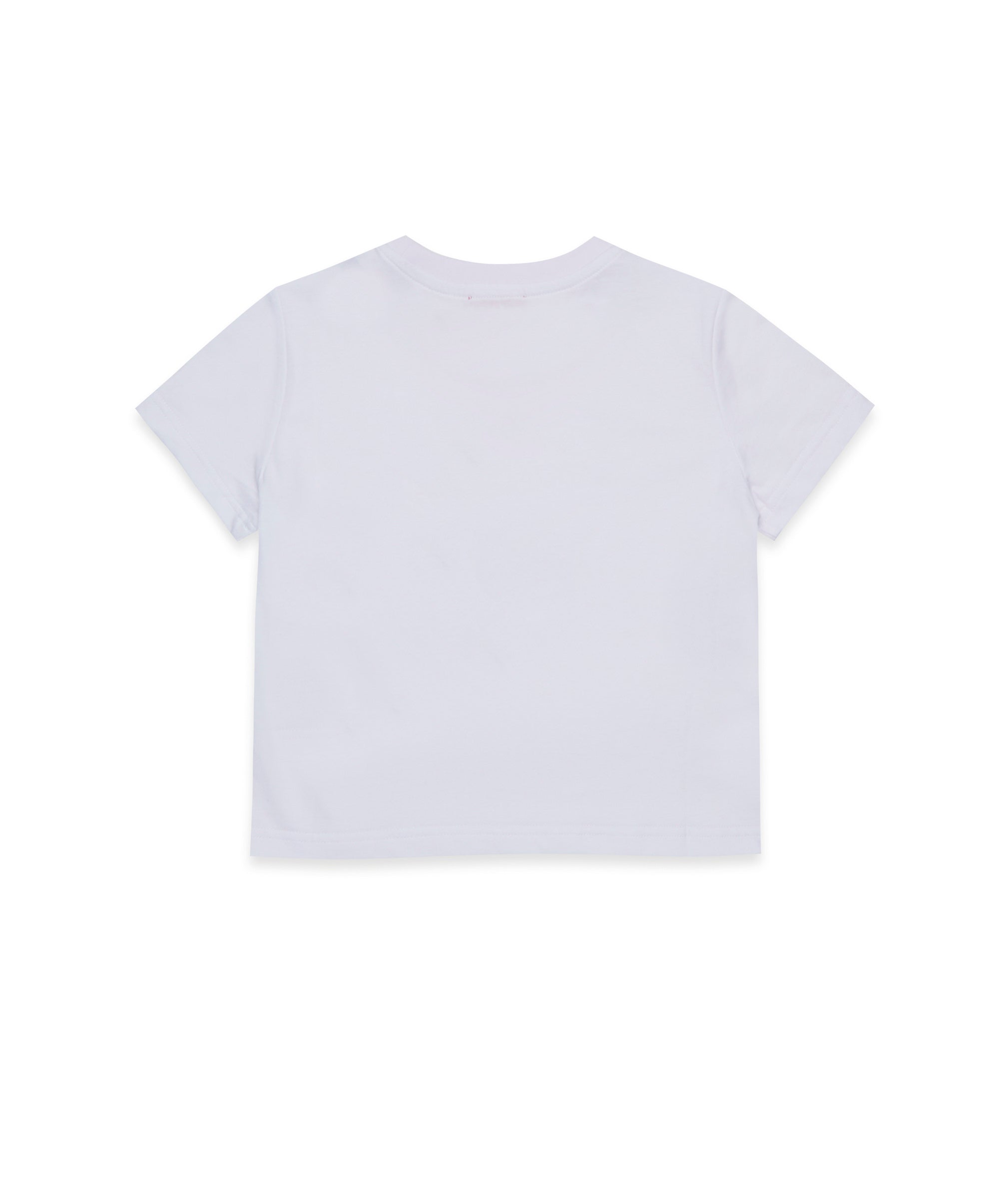 Diesel Kids T-shirt Bianca con Logo Pailettes per Bambine (retro)