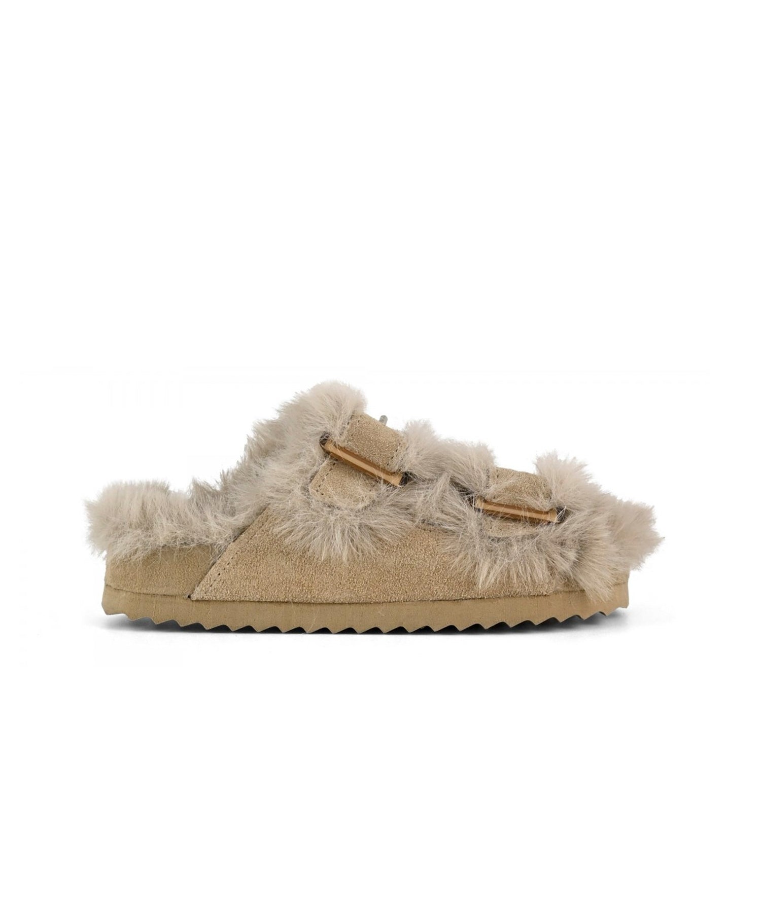 Colors of California Sandalo Scamosciato con Pelo per Bambine