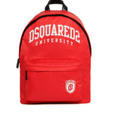 Dsquared2 Kids Zaino Rosso con Stampa per Bambini