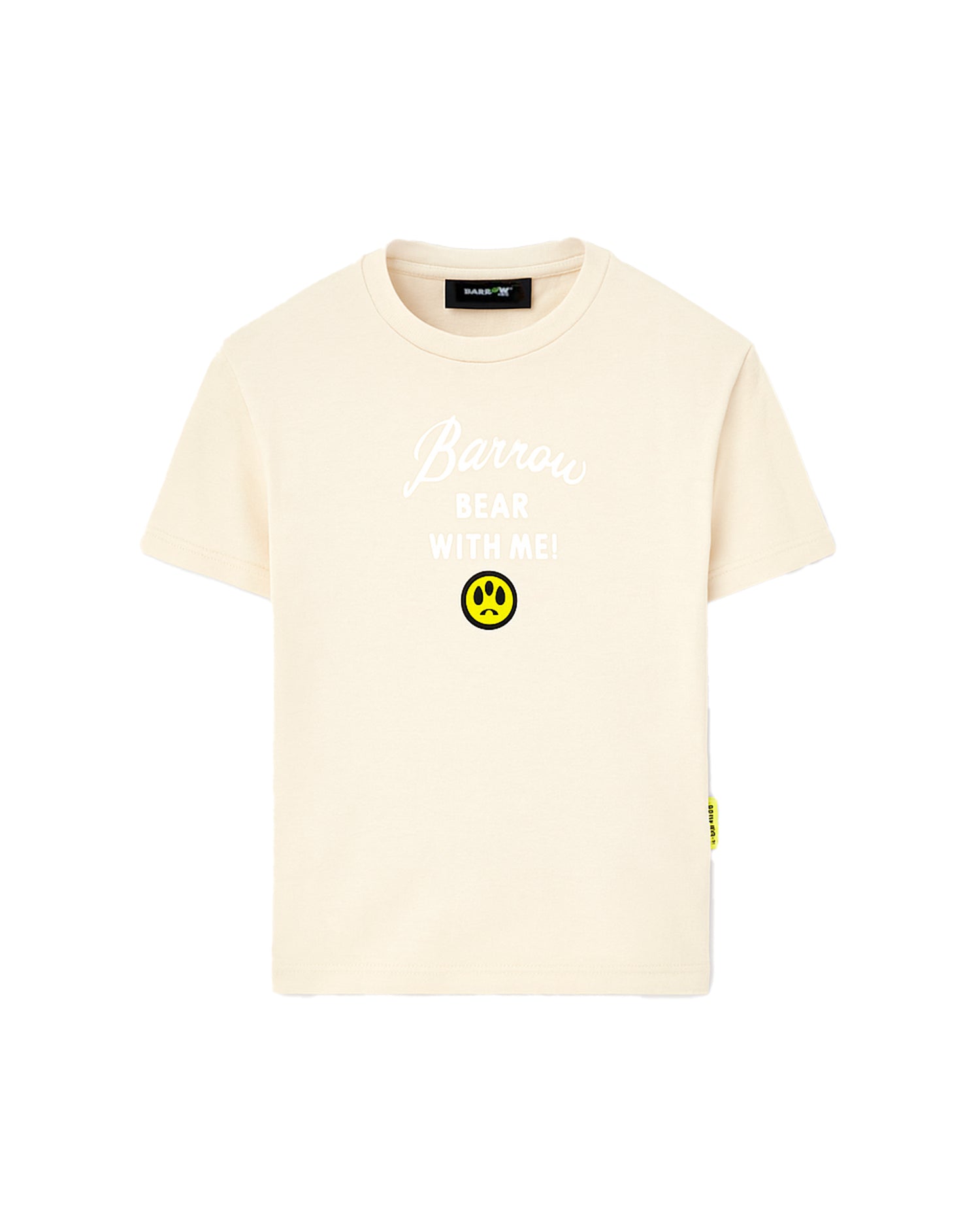 Barrow Kids T-Shirt Bear With Me Crema per Bambine