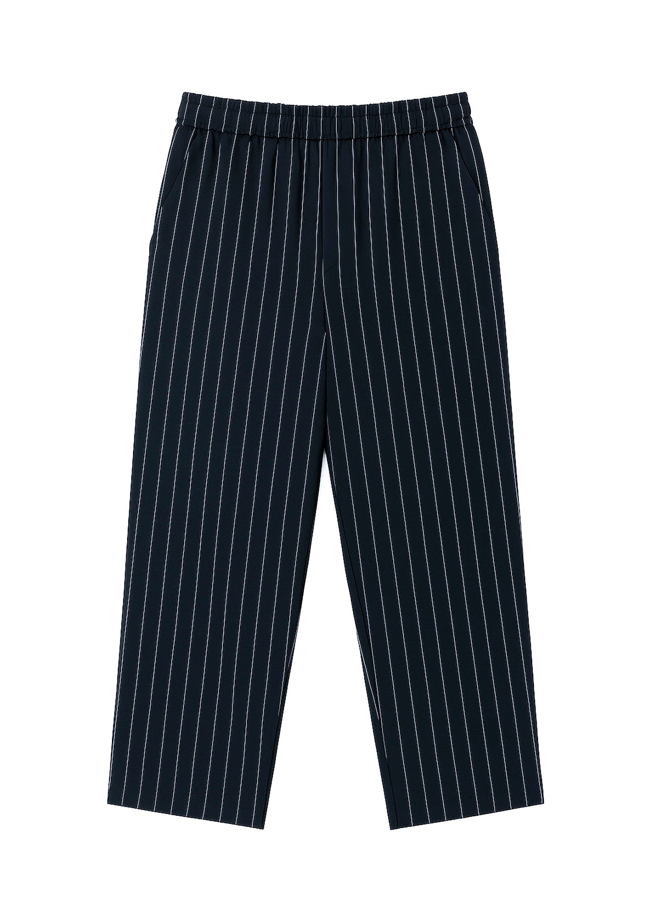 Mood One Pantaloni Blu Gessati per Bambini