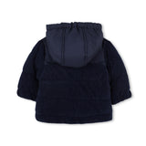 Boss Kids Giubbino Navy con Cappuccio per Neonati