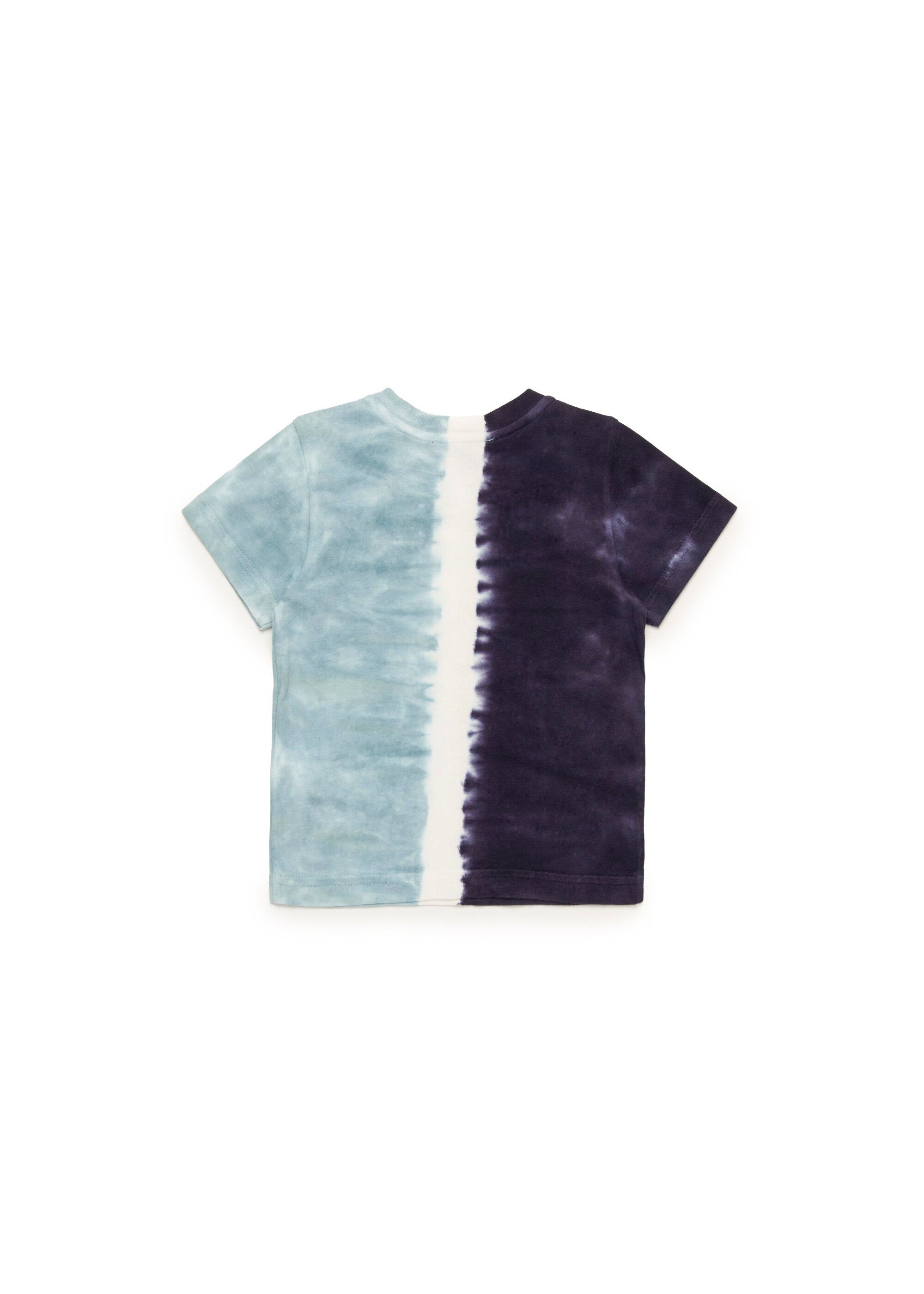 Diesel Kids T-shirt Effetto Sfumato con Logo per Neonati