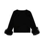 Angel's Face Kids Maglia Maniche Lunghe Nera per Bambine