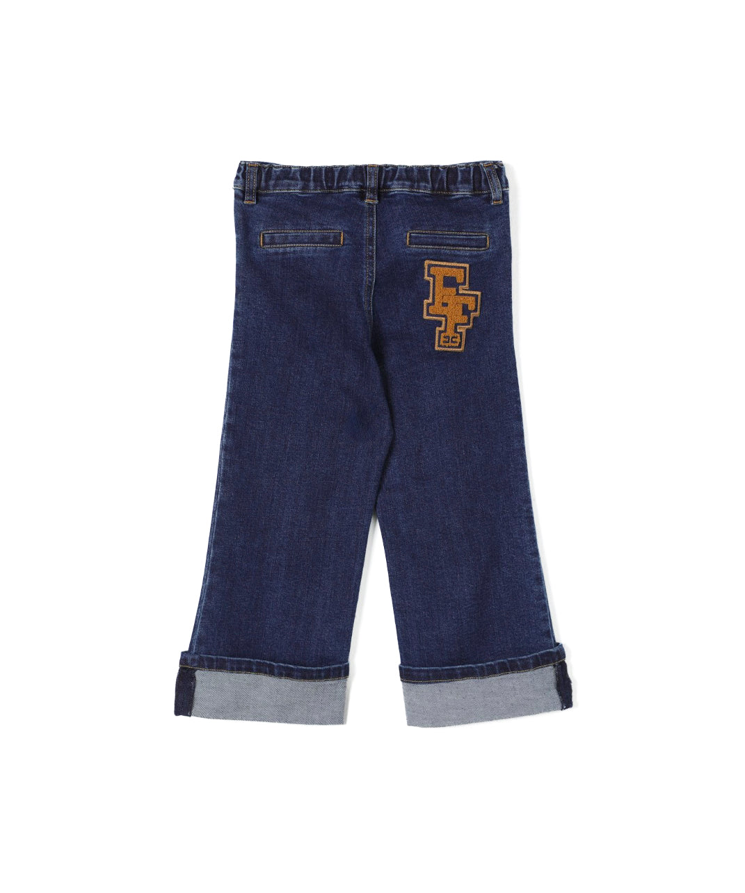 Elisabetta Franchi La Mia Bambina Jeans Denim Scuro per Neonate (retro)