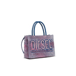 Diesel Kids Borsa Denim Rosa Mini 3D per Bambine