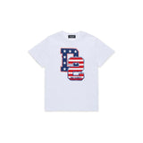 Dsquared2 Kids T-shirt Bianca con D2 per Neonati
