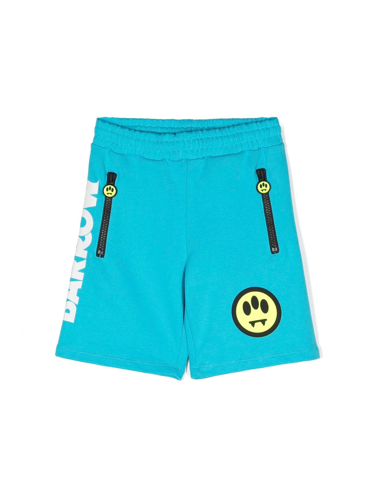 Barrow Kids Short Turchese con Stampa per Bambini frontale