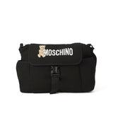 Moschino Kids Borsa Mamma Nera con Logo