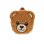 Moschino Kids Zainetto Teddy Bear Marrone per Neonati