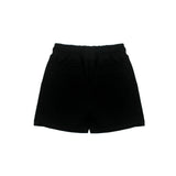 Iceberg Kids Black Bermuda Shorts with Print for Kids