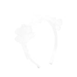 Elisabetta Franchi La Mia Bambina Cerchietto Panna con Fiori per Bambine