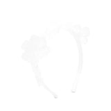 Elisabetta Franchi La Mia Bambina Cerchietto Panna con Fiori per Bambine