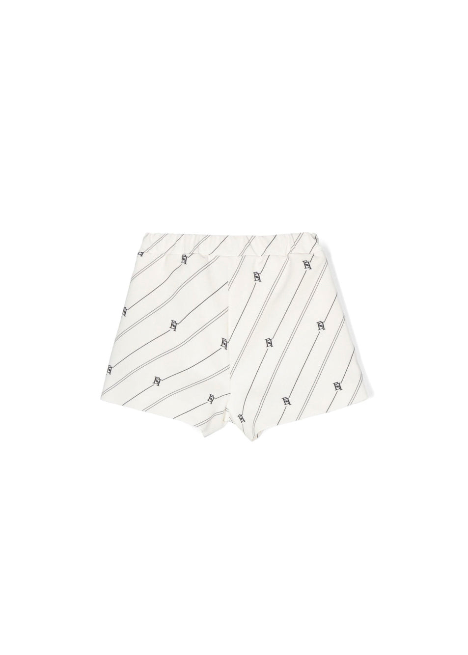 Elisabetta Franchi La Mia Bambina Short con Stampa Logo per Neonate