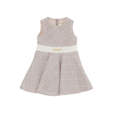 Elisabetta Franchi La Mia Bambina Abito Sunrise con Logo Geometrico per Neonate