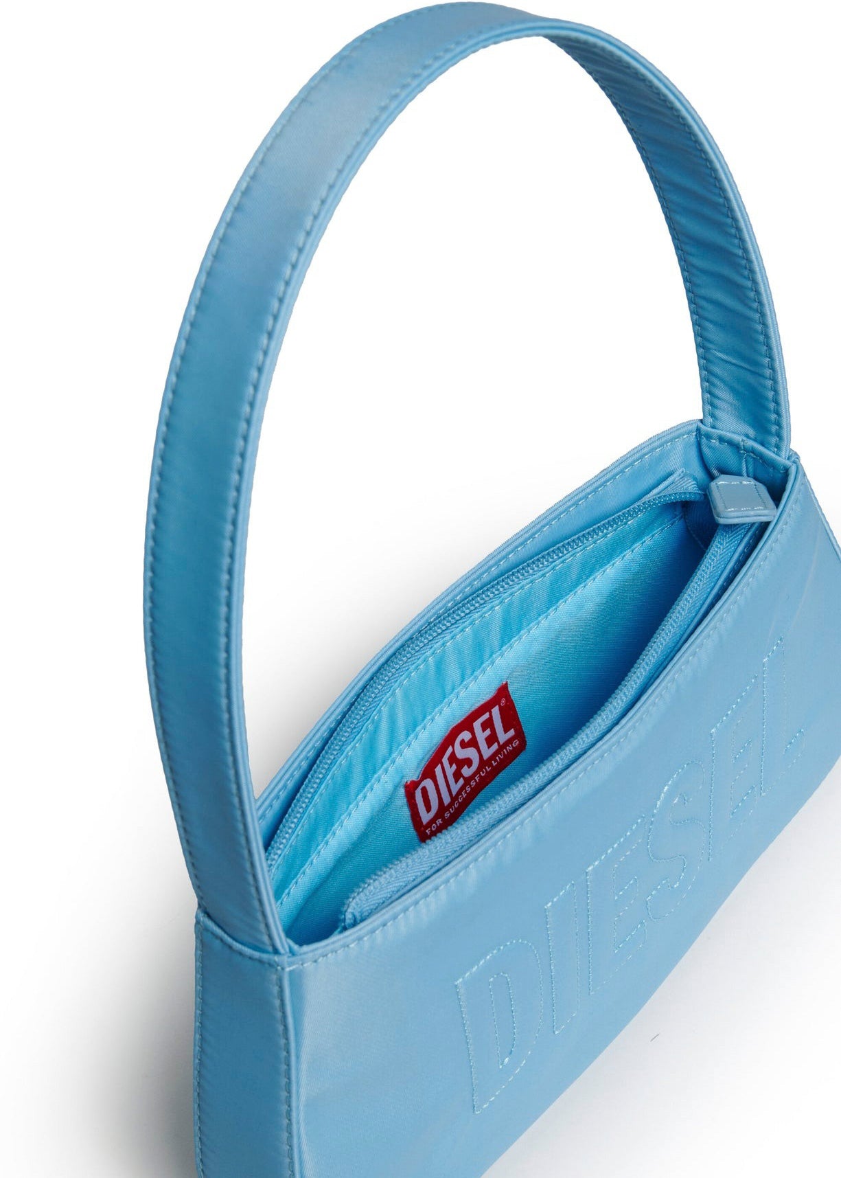 Diesel Kids Borsa Celeste WDELIA con Logo per Bambine