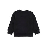 Dsquared2 Kids Felpa Girocollo Nera con Logo Sport per Neonati