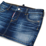 Dsquared2 Kids Minigonna Denim per Bambine
