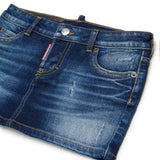 Dsquared2 Kids Minigonna Denim per Bambine