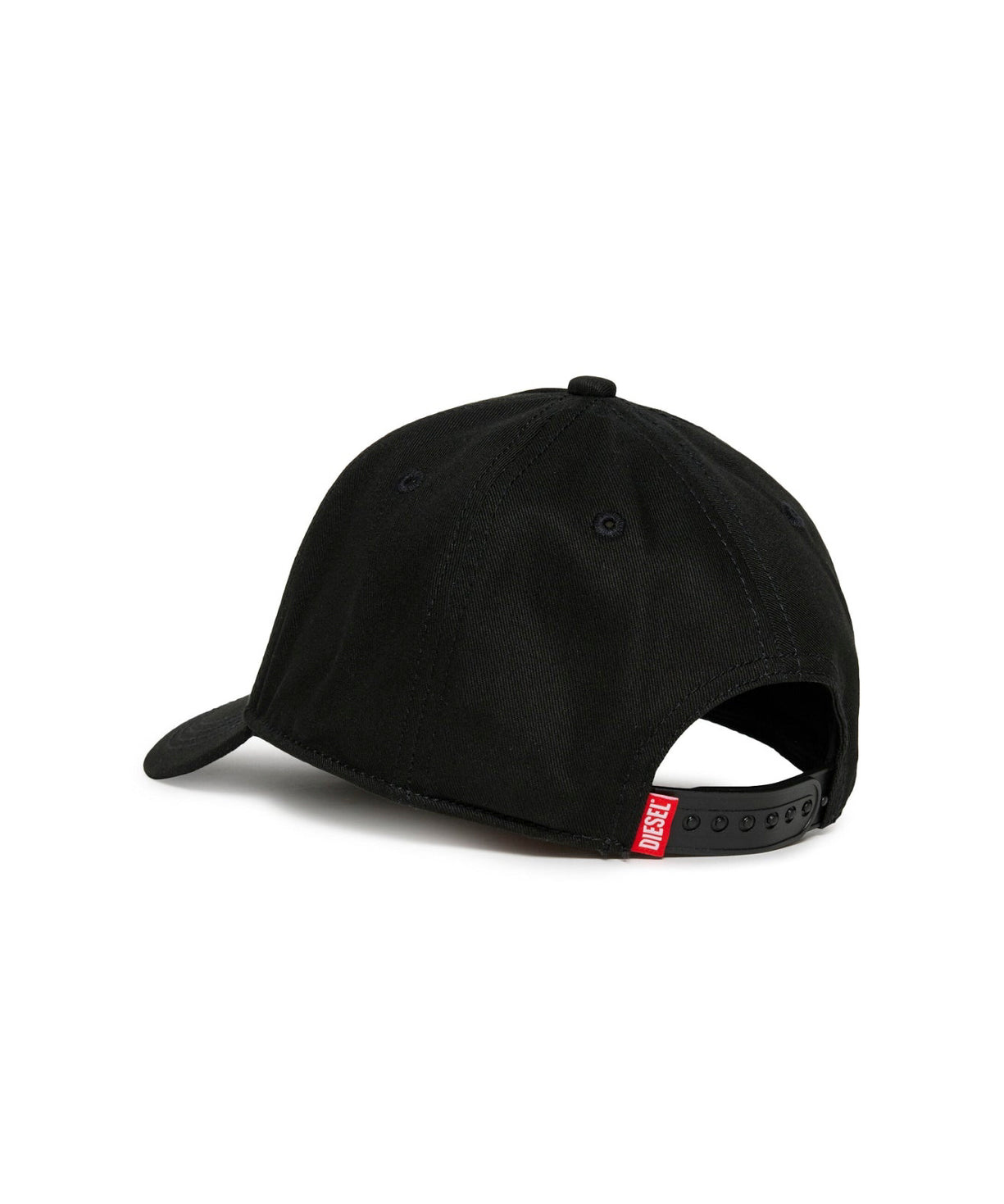 Diesel Kids Cappello Nero con Logo Oval D