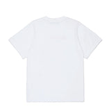 Dsquared2 Kids T-Shirt Bianca con Stampa Logo Foglia a Contrasto Rossa per Bambini