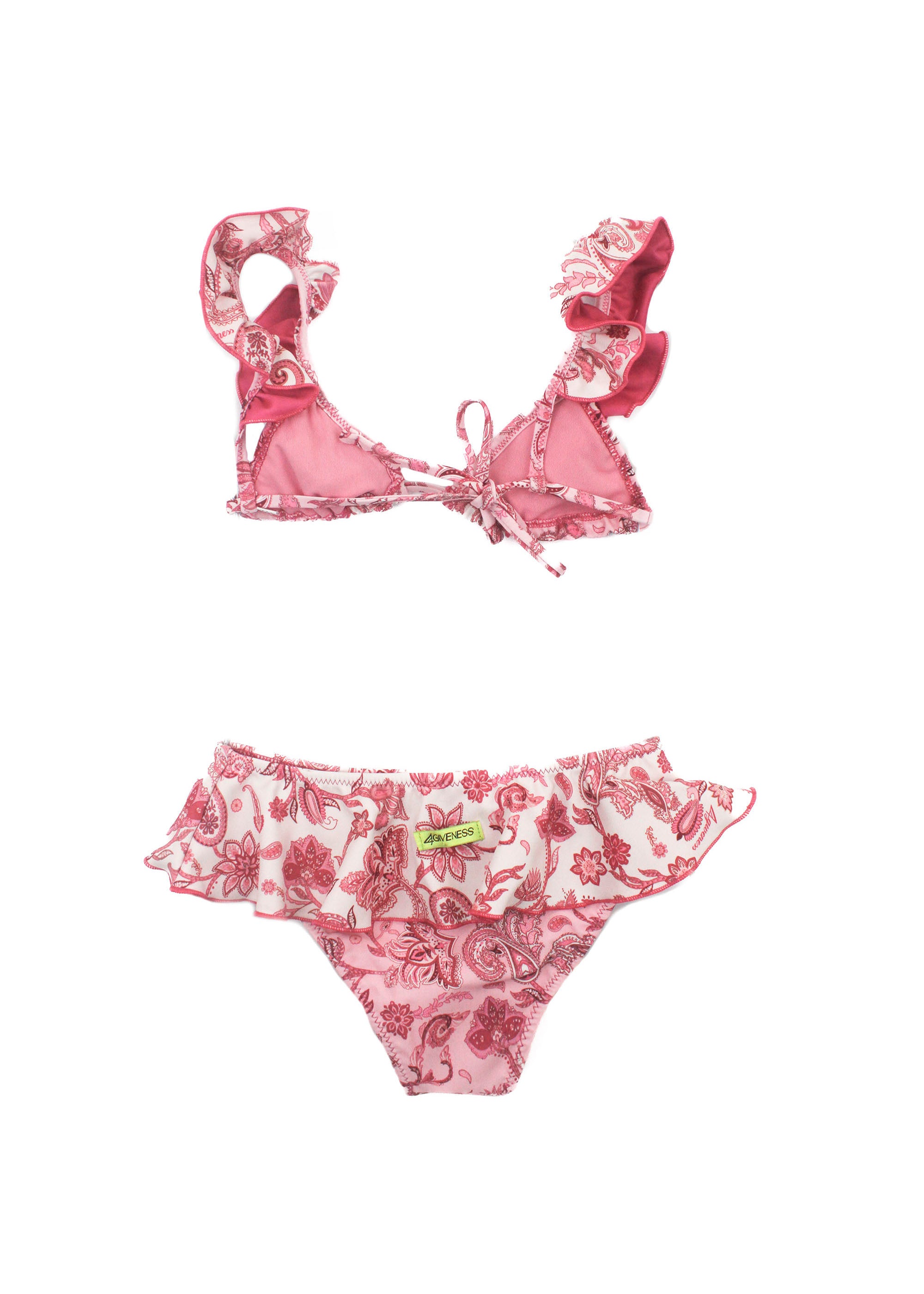4Giveness Costume Bikini Antibes Rosa per Bambine