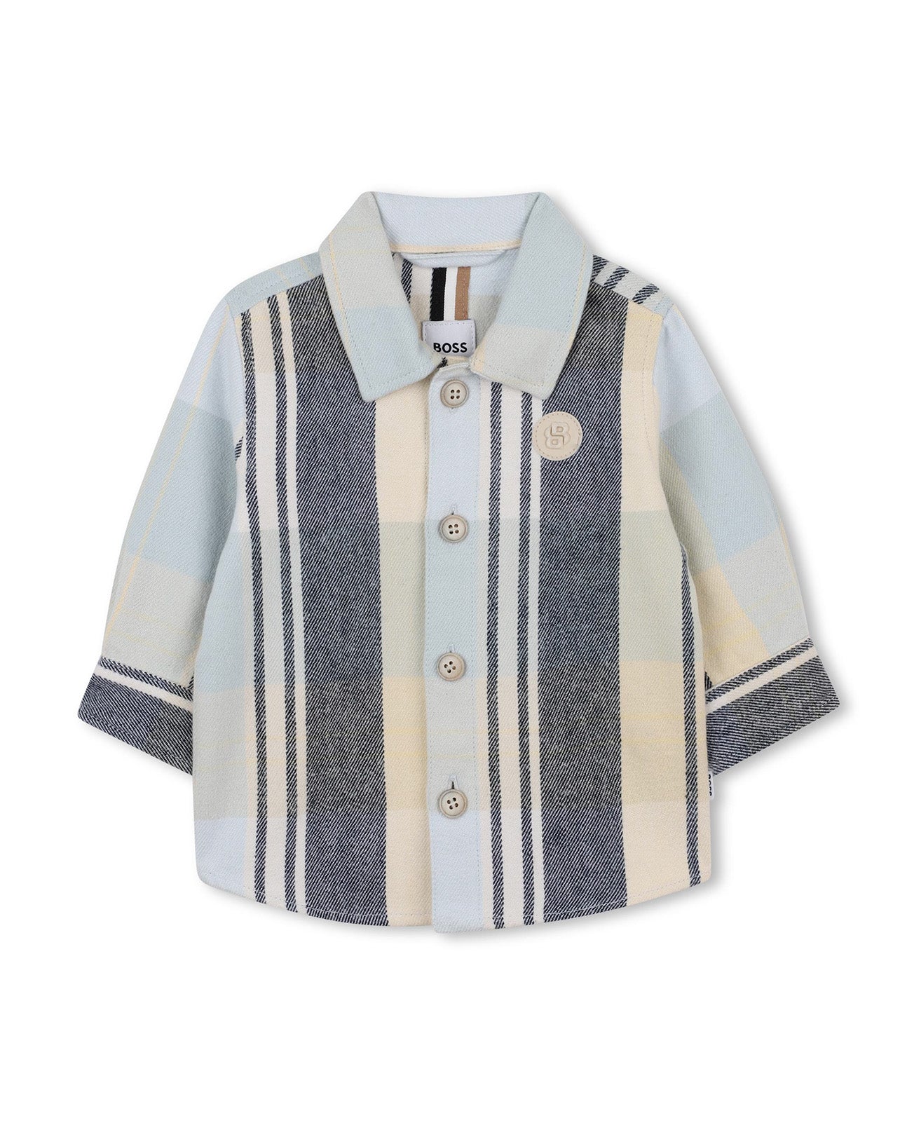 Boss Kids Camicia Blue Sky per Neonati