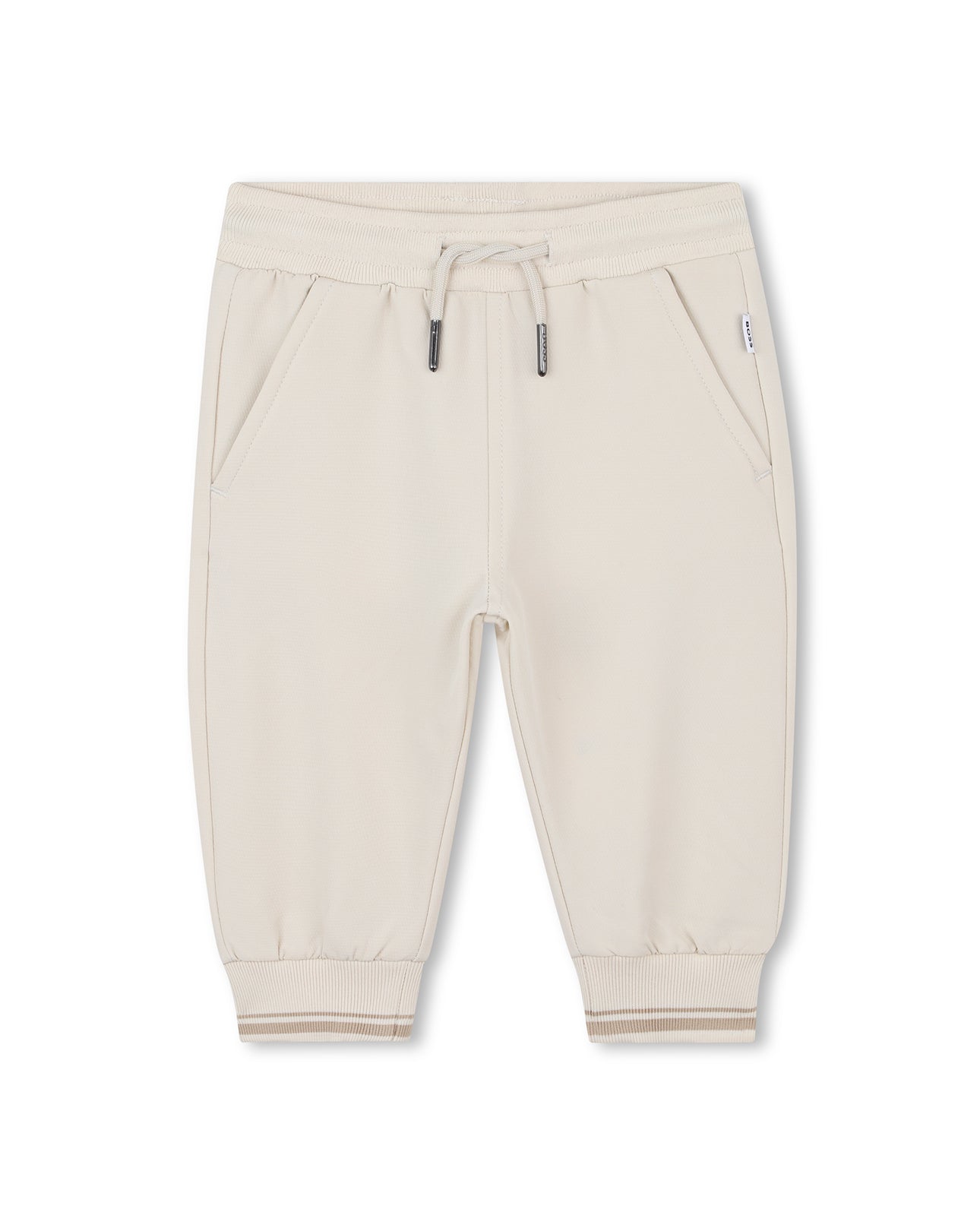 Boss Kids Pantalone Sabbia  con Lacci per Neonati