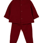 Elisabetta Franchi la Mia Bambina Completo in Felpa Cherry per Neonate