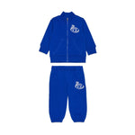 Diesel Kids Felpa con Pantaloni Blu con Oval D per NeonatI