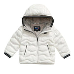 Blauer Kids Giubbino Bianco con Cappuccio Unisex Blauer Bryant per Neonati