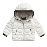 Blauer Kids Giubbino Bianco con Cappuccio Unisex Blauer Bryant per Neonati