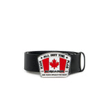 Dsquared2 Kids Cintura Nera Canadian Buckle per Bambini