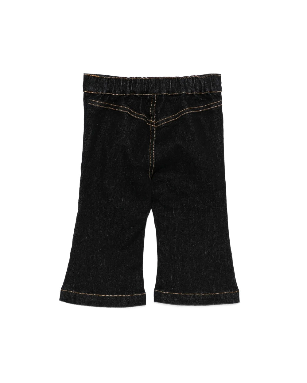 Elisabetta Franchi La Mia Bambina Pantaloni Denim Scuro per Neonate
