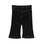 Elisabetta Franchi La Mia Bambina Pantaloni Denim Scuro per Neonate