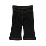 Elisabetta Franchi La Mia Bambina Pantaloni Denim Scuro per Neonate