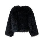 Patrizia Pepe Kids Pelliccia Nera per Bambine