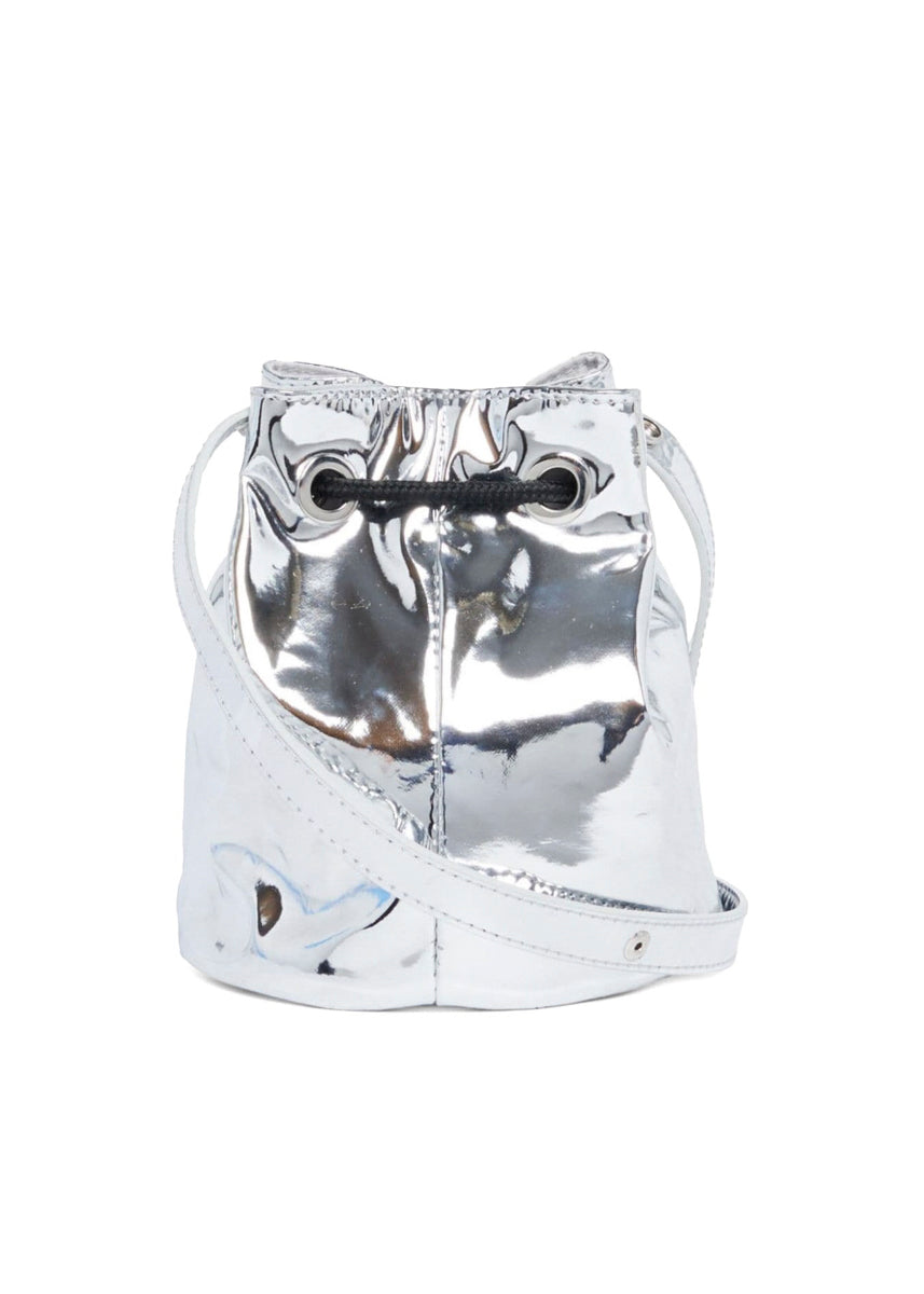 Diesel Kids Borsa Welltyx Lucida Argento per Bambine